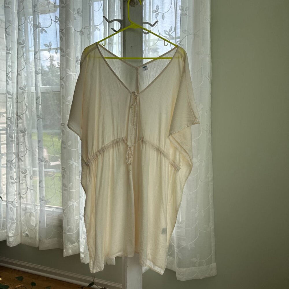 Cream Swim Cover Up